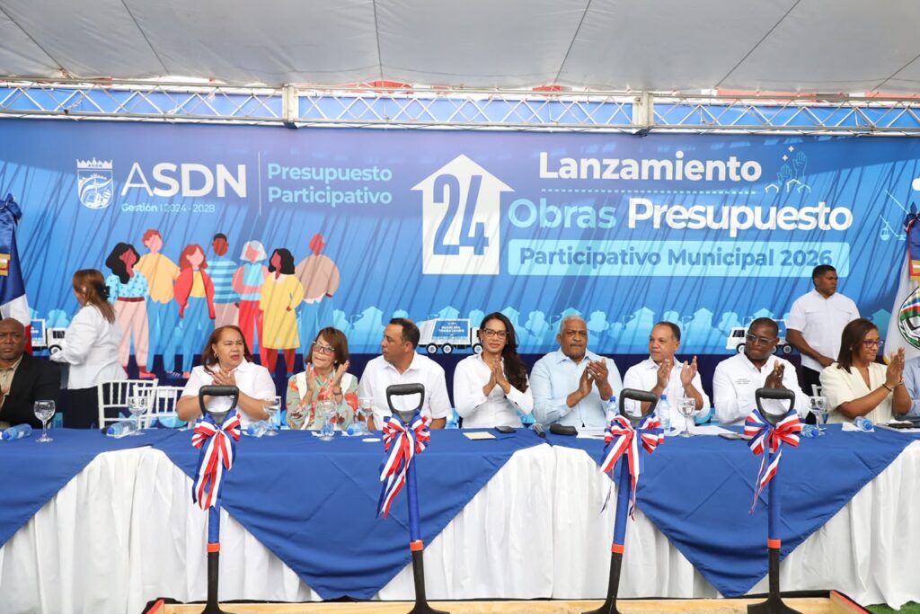 ASDN da primer picazo a obras del Presupuesto Participativo 2026 por RD$ 100 MM 1000288988