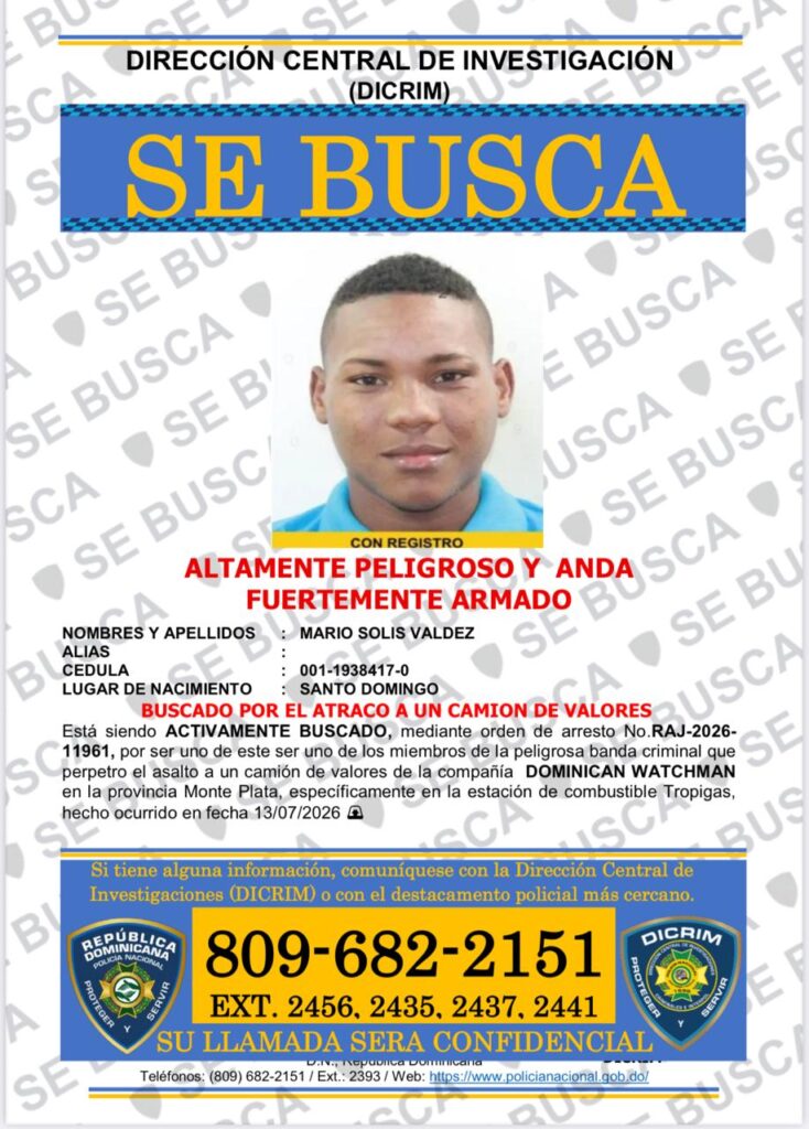 Policía Nacional apresa supuestos asaltantes de camión de valores en Monte Plata 1000298336