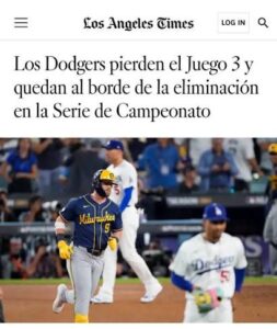 Los Dogers de Los Angeles a un juego de ser eliminados images (2)